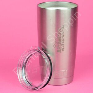 Yeti 20 Oz Rambler Tumbler with Lid Stainless Steel RecombiTEK Canine Vaccine